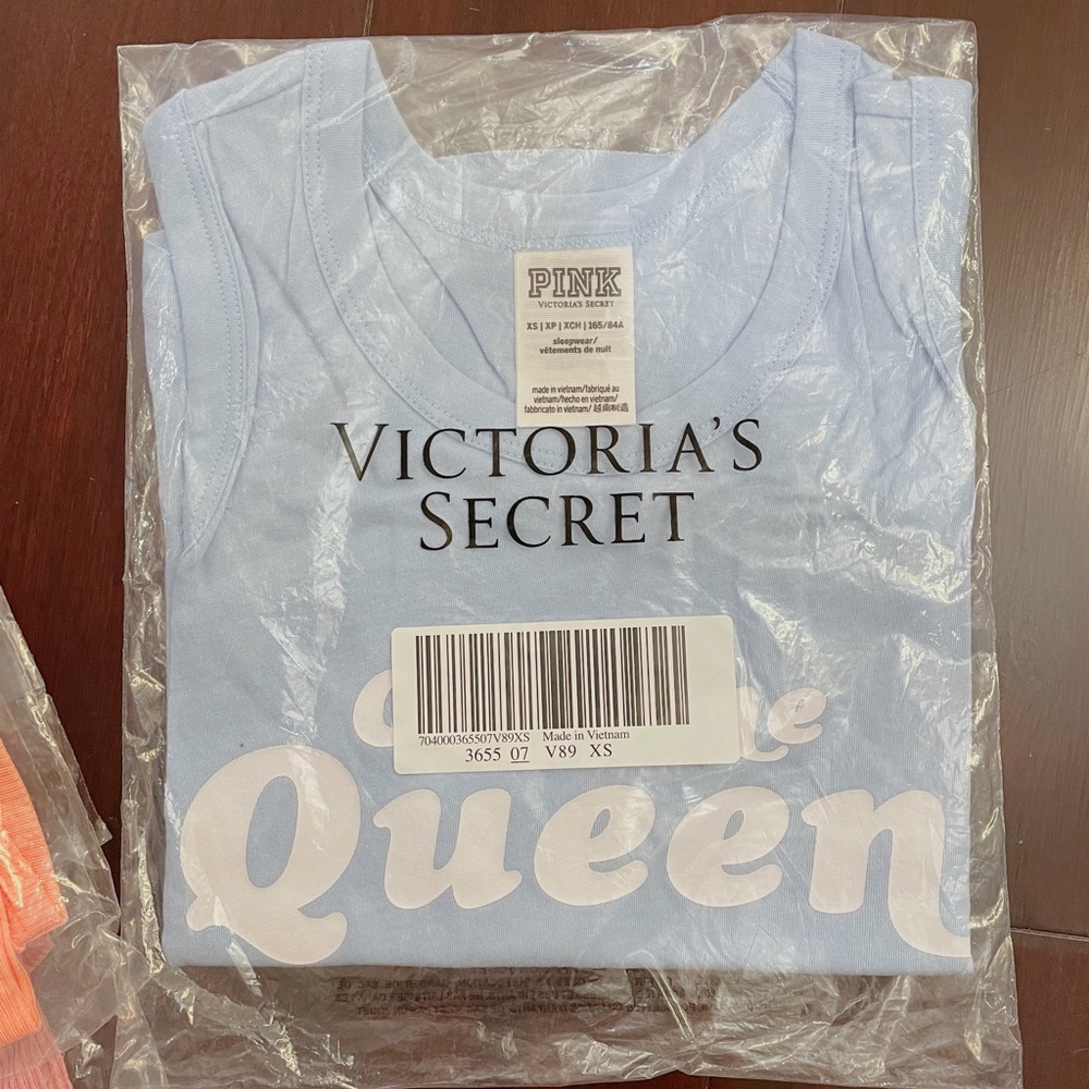 Victoria’s Secret PINK light blue racer back tank top